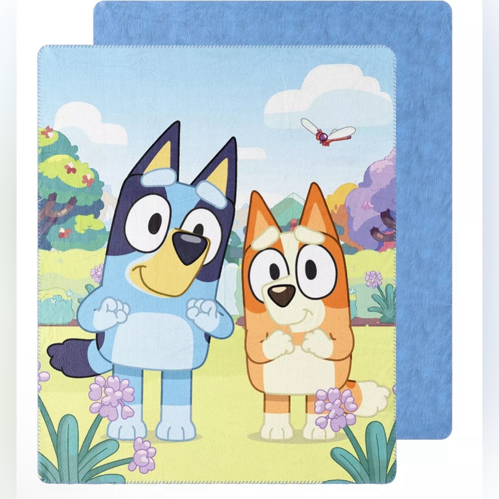 Disney Bluey & Bingo Throw, NWT